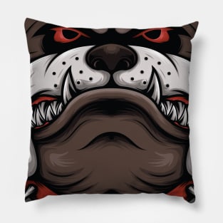 Bulldog head Pillow