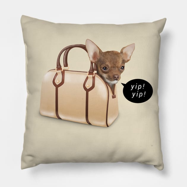 Bagdog Pillow by underscorevint