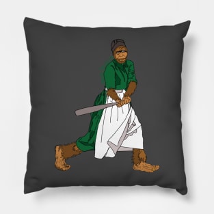 Amish Squatch Softball Pillow