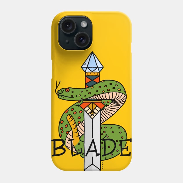 -Blade- 2020 Inktober Collection Phone Case by GreiFernández