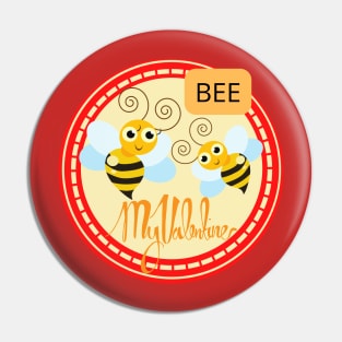 BEE MY VALENTINE Pin