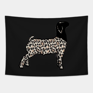 Cheetah Print Market Goat - NOT FOR RESALE WITHOUT PERMISSION Tapestry