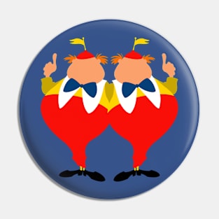 Tweedle Dee, Tweedle Dum, Wonderland Pin