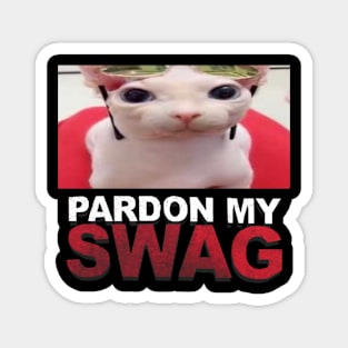 pardon my swag Magnet