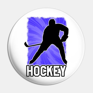 Hockey Player Pin