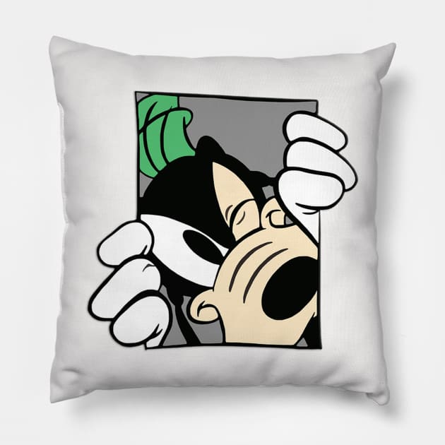 Goofy Goof Pillow by Nurmaladewi