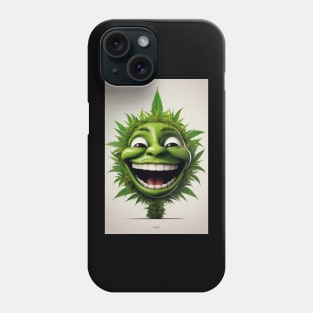 Weed Emoticon Phone Case