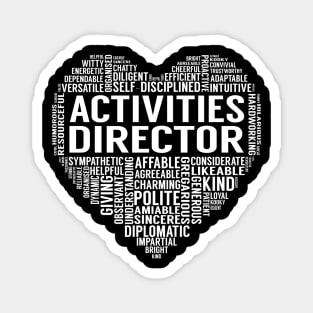 Activities Director Heart Magnet