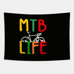 Divertido MTB Dirt Bike Tapestry
