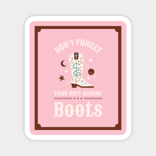 Cowgirl Boots Cowboy Boots Magnet
