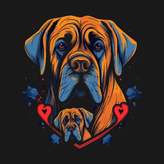 English Mastiff Fathers Day by JH Mart