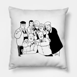 Still Game (Outline) Pillow