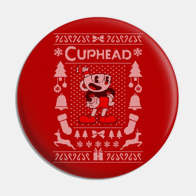 Ugly Sweater / Cuphead Pin by Woah_Jonny