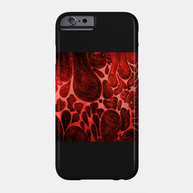Burnt Orange Neon World Wide Web Abstract On Phone Case