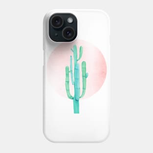 Rose Gold Cactus Sunshine Phone Case