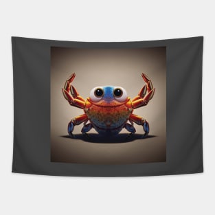 Friendly Cute Crab Tapestry