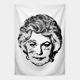 Bea Arthur † Punksthetic Face Design Tapestry