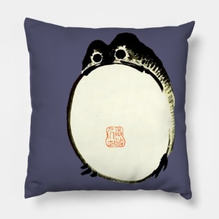 Meh Portly Japanese Frog Toad Pillow