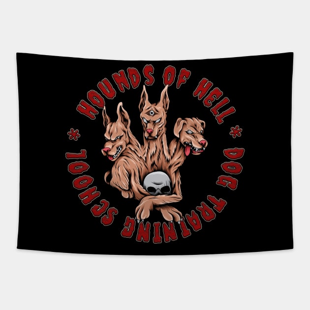 Hounds of hell Tapestry by onemoremask