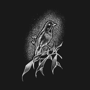 Bird and Nature (White version) T-Shirt