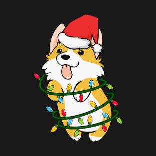 Cute Corgi Dog Christmas for Women, Men and Kids T-Shirt