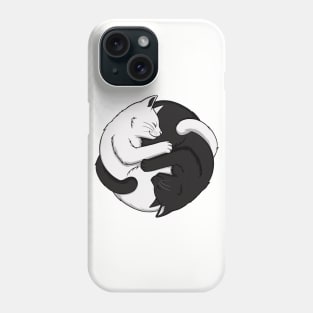 Yin Yang Cats Phone Case