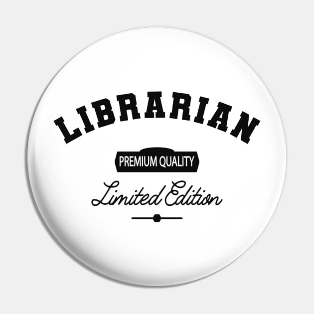 Librarian - Premium Quality Limited Edition Pin by KC Happy Shop