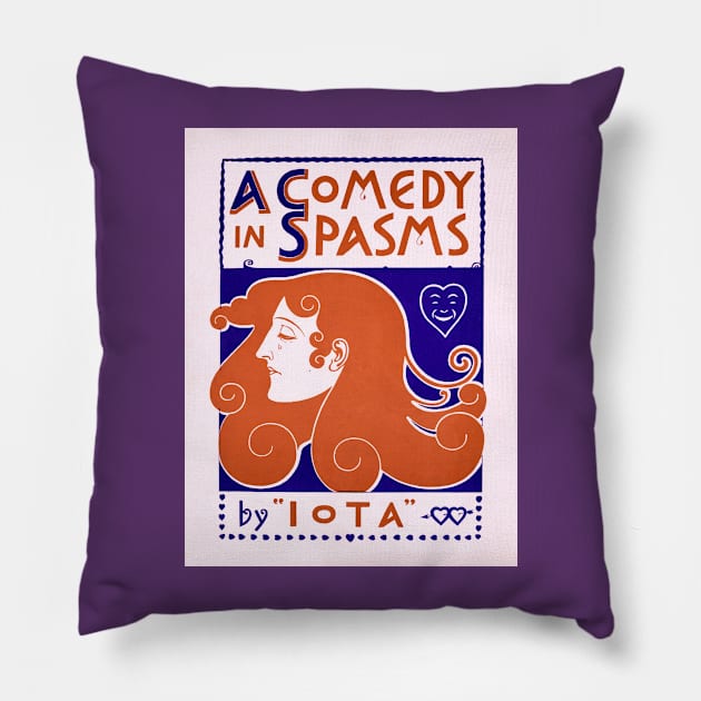 A Comedy in Spasms Face ART Pillow by CROWNLIGHT