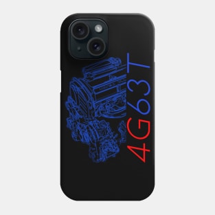 4G63T Lancer Evo Engine Phone Case