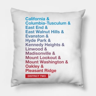 Cincinnati District 2 Pillow