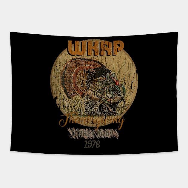 WKRP turkey drop Exclusive Tapestry by vintage.artillustrator