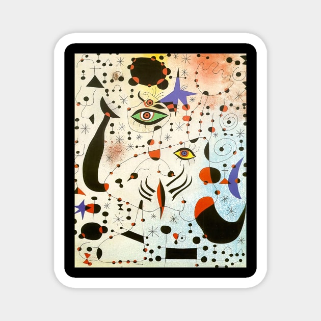 Joan Miro Magnet by marielaa69