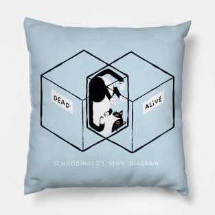 Schrödinger's Venn Diagram Pillow