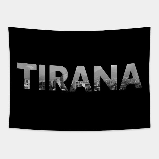 Tirana City Tapestry by HustlemePite