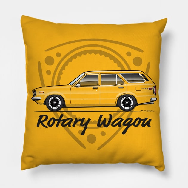 Multi Color Rotary Wagon Pillow by JRCustoms44