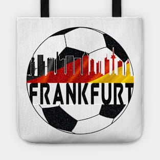 Distressed Grunge Frankfurt Germany football soccer Tote