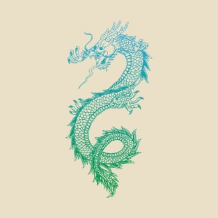 Awesome Asian Dragon TShirt T-Shirt