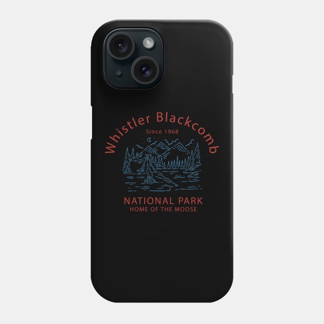 Whistler Blackcomb Phone Case by Easy On Me