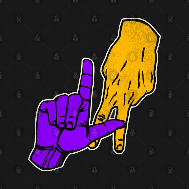 LAKERS Hand Signal by darklordpug