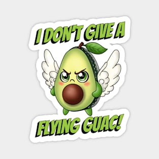 Flying Guacamole Pun Magnet