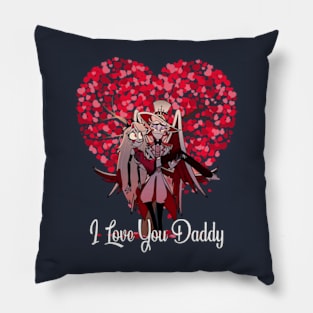 I love You Daddy - Hazbin Hotel Lucifer Pillow