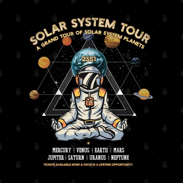 Solar System Planets Fantasy Tour by origato
