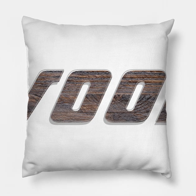 Wood Pillow by afternoontees