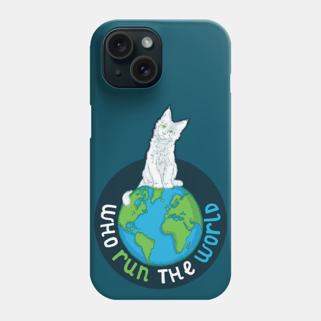 Cats Run the World Phone Case by polliadesign