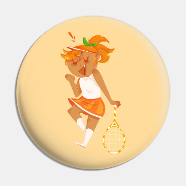 Tennis Time Pin by Witchycryptids