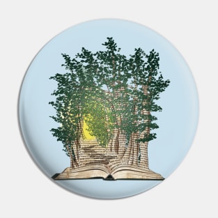 Journey in a Book Pin