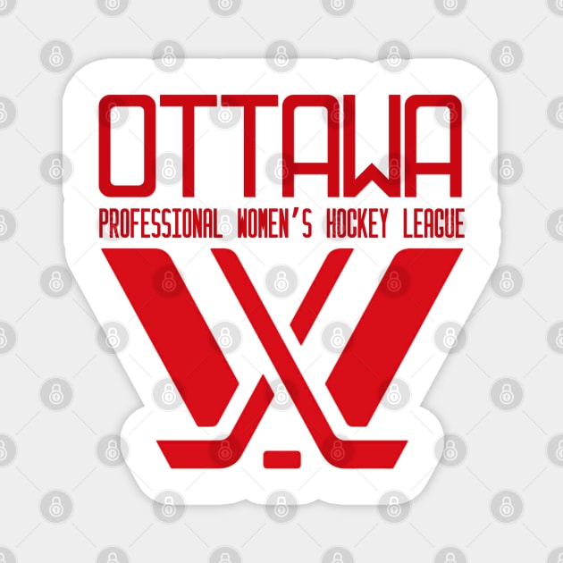 Ottawa PWHL Magnet by thestaroflove