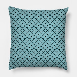 Fish Scales Pattern Pillow