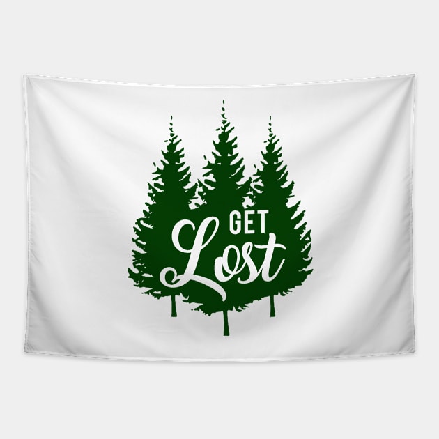 Get Lost T-Shirt Tapestry by Mangata