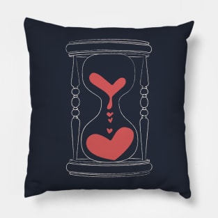 Forever Love Hourglass Pillow